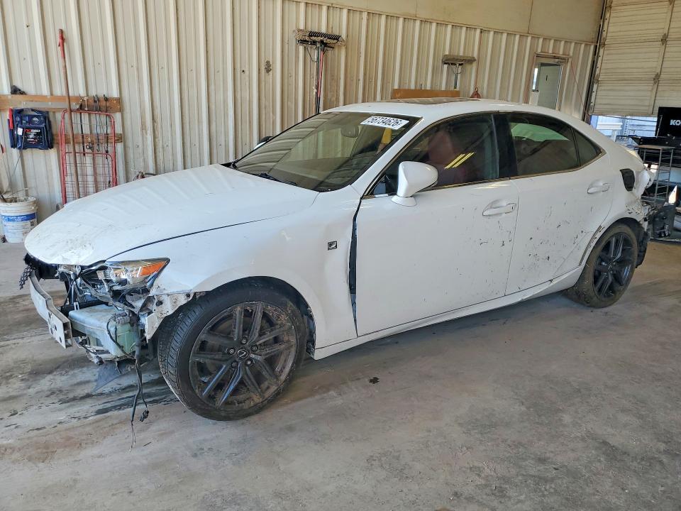 2015 Lexus Is VIN JTHBF1D28F5080490 COPART salvage auction — ROLLOVER, Tx - Salvage Vehicle Title, sold $650 on 2026-07-10 (photo 1)