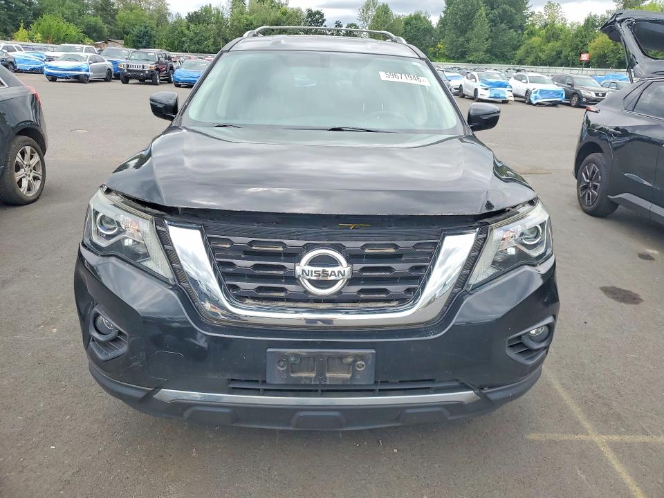 2017 Nissan Pathfinder VIN 5N1DR2MM1HC679363 COPART salvage auction — FRONT END, Or - Non Public Clean Title, sold $2,000 on 2026-07-12 (photo 5)
