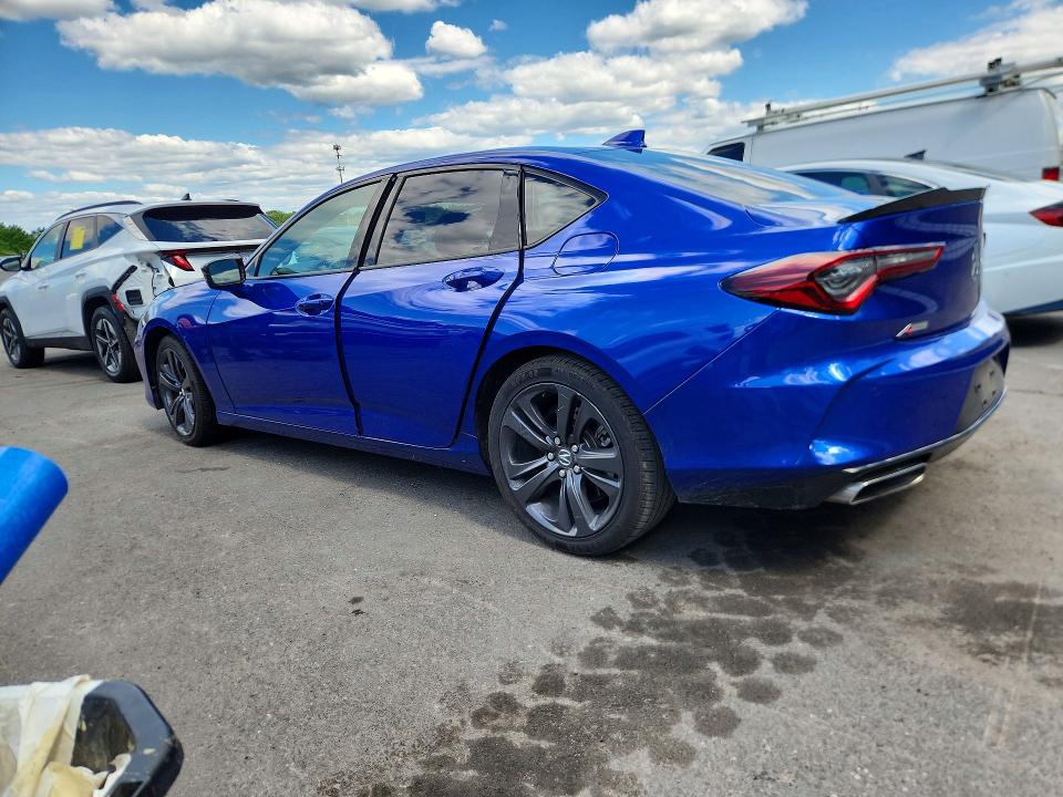 2022 Acura Tlx VIN 19UUB5F53NA003585 COPART salvage auction — REAR END, Pa - Certificate Of Salvage, sold $16,200 on 2026-07-02 (photo 2)