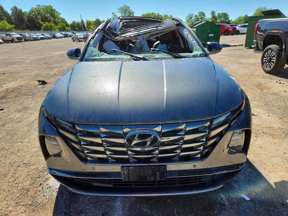 2022 Hyundai Tucson VIN KM8JECA15NU074749 COPART salvage auction — ROOF, Il - Salvage Certificate, sold $8,400 on 2026-07-28 (photo 5)