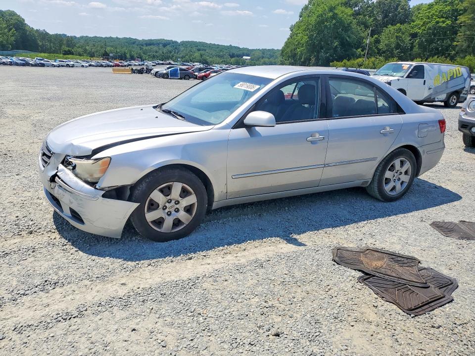 2009 Hyundai Sonata VIN 5NPET46C69H523576 COPART salvage auction — FRONT END, NC - SALVAGE CERTIFICATE OF TITLE, sold $150 on 2026-07-23 (photo 1)