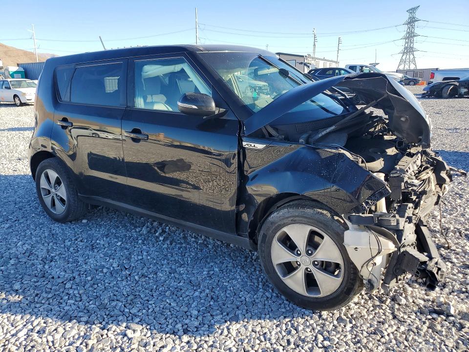 2014 Kia Soul VIN KNDJP3A56E7015189 COPART salvage auction — FRONT END, Nv - Salvage Title, sold $125 on 2026-07-20 (photo 4)