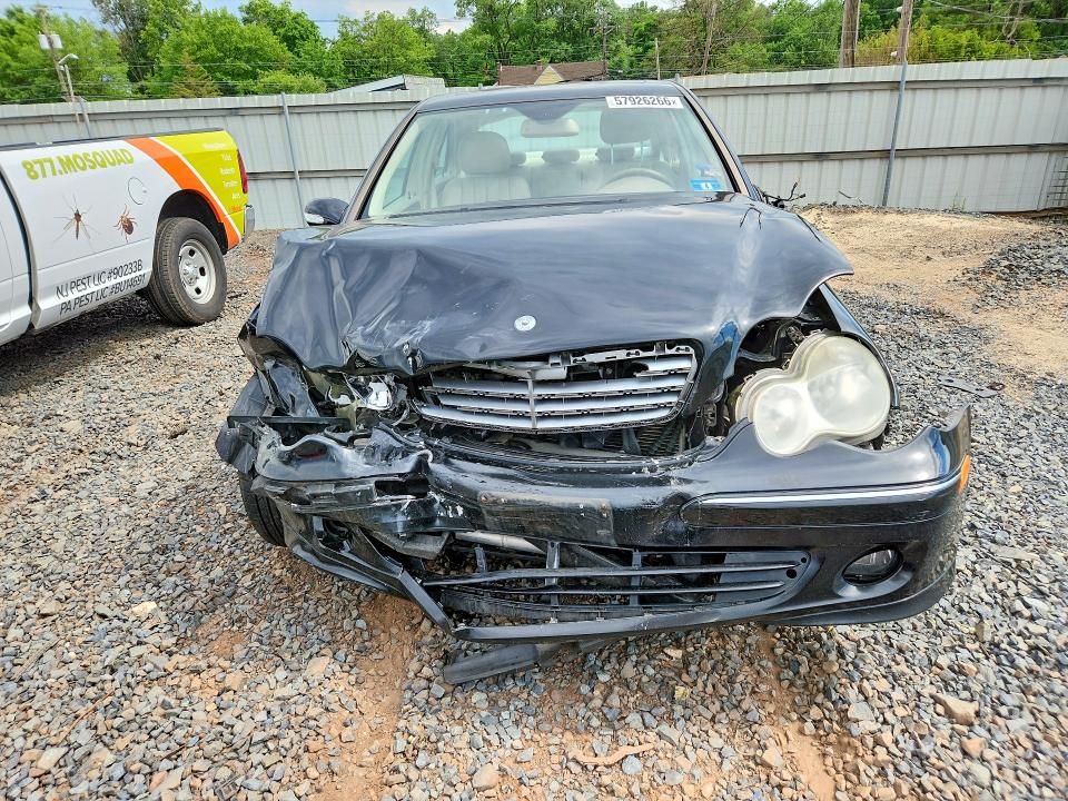 2007 Mercedes-benz C-klasse VIN WDBRF92H87F887897 COPART salvage auction — FRONT END, Nj - Cert Of Title-Salvage, sold $350 on 2026-07-07 (photo 5)