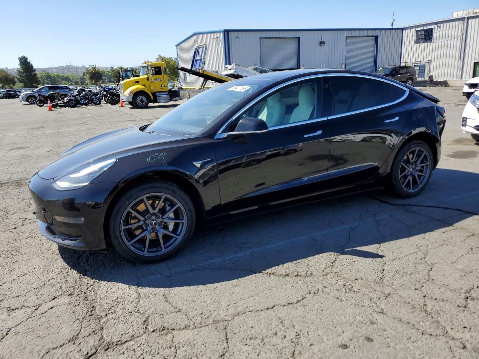 2019 Tesla Model 3 VIN 5YJ3E1EA9KF419281 COPART salvage auction — REAR END, CA - SALVAGE CERTIFICATE, sold $2,650 on 2026-07-24 (photo 1)