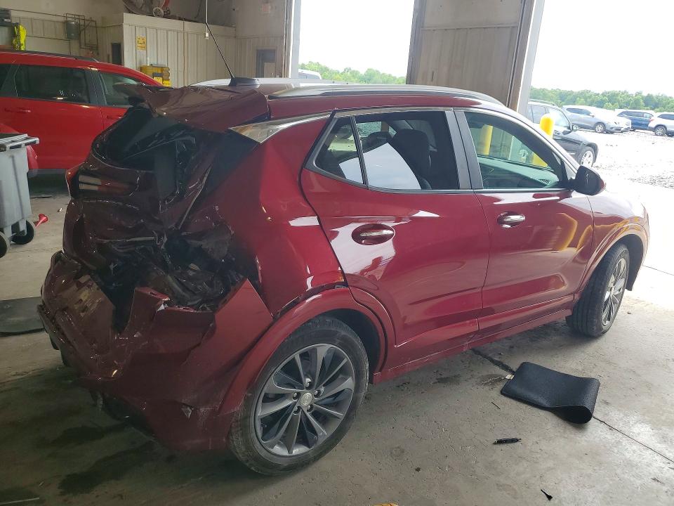 2021 Buick . VIN KL4MMESL8MB142837 COPART salvage auction — REAR END, Id - Salvage Certificate Of Title, sold $150 on 2026-07-28 (photo 3)