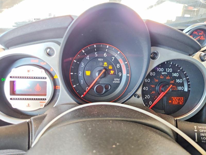 2009 Nissan 370z VIN JN1AZ44EX9M409333 COPART salvage auction — FRONT END, Az - Cert Of Title - Salvage, sold $1,750 on 2026-07-09 (photo 9)