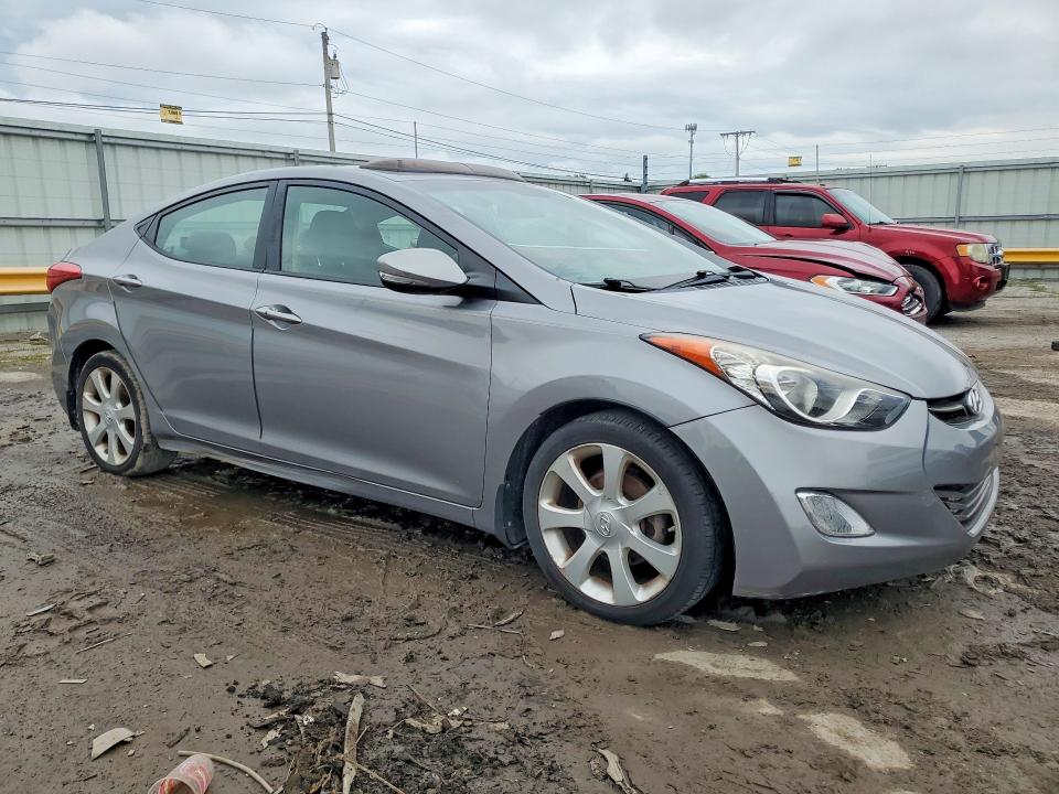 2013 Hyundai Elantra VIN KMHDH4AE8DU516533 COPART salvage auction — NORMAL WEAR, In - Cert Of Title-Salvage Title, sold $1,850 on 2026-07-15 (photo 4)