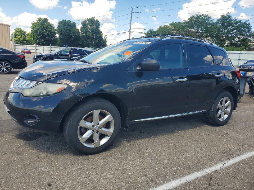 2010 Nissan Murano VIN JN8AZ1MW8AW123028 COPART salvage auction — FRONT END, OH - CERT OF TITLE-SALVAGE, sold $250 on 2026-07-15 (photo 1)