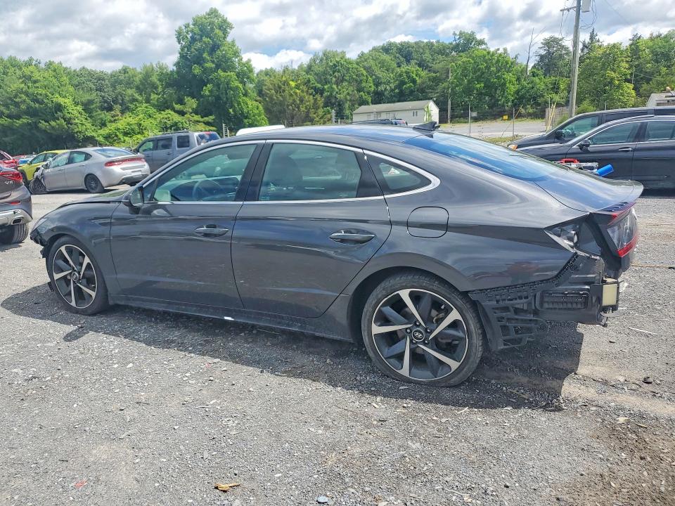 2021 Hyundai Sonata VIN 5NPEJ4J27MH062899 COPART salvage auction — FRONT END, Pa - Certificate Of Salvage, sold $3,800 on 2026-07-20 (photo 2)