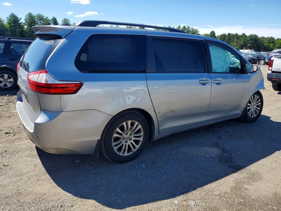 2017 Toyota VIN 5TDYZ3DC7HS812273 COPART salvage auction — FRONT END, Md - Cert Of Salvage > 75% Damage, sold $1,750 on 2026-07-27 (photo 3)