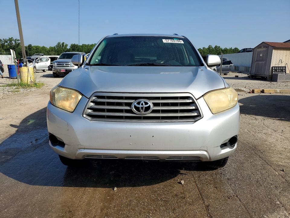 2008 Toyota Highlander VIN JTEDS41A382015629 COPART salvage auction — SIDE, KY - CERT OF TITLE-SALVAGE, sold $1,700 on 2026-07-27 (photo 5)