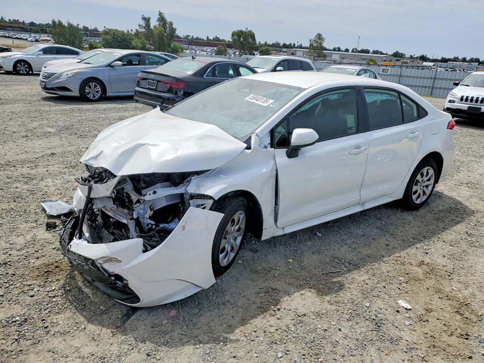 2026 Toyota Corolla VIN JTDBCMFE4T3146897 COPART salvage auction — FRONT END, Ca - Salvage Certificate, sold $3,850 on 2026-07-14 (photo 1)