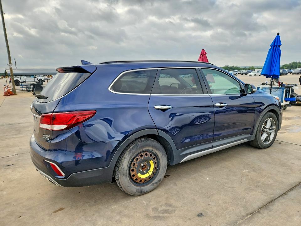 2017 Hyundai Santa fe VIN KM8SRDHF9HU167200 COPART salvage auction — HAIL, Az - Certificate Of Title (P), sold $4,450 on 2026-07-27 (photo 3)