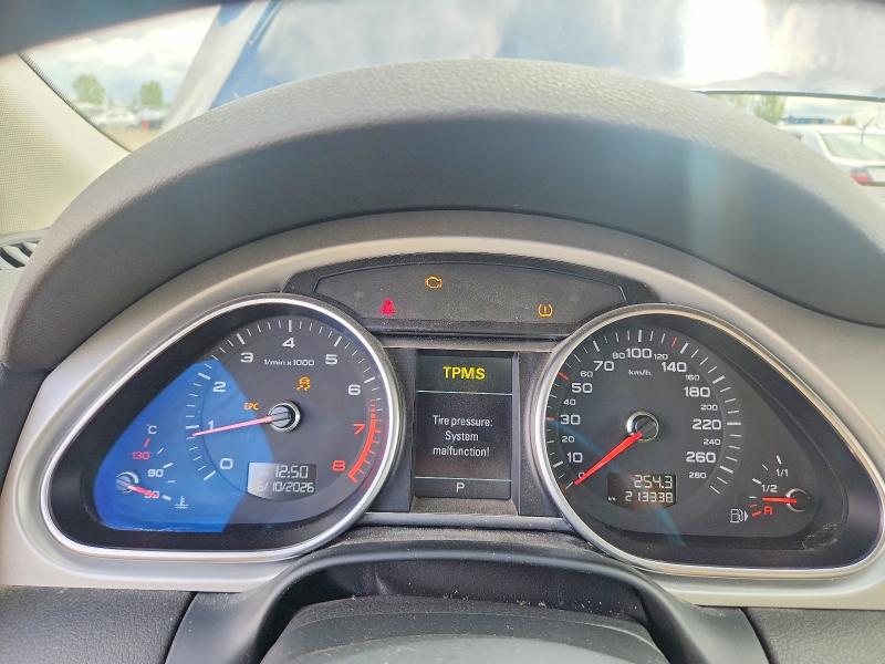 2014 Audi Q7 VIN WA1VGCFE5ED009731 COPART salvage auction — FRONT END, Ab - Oop - Active, sold $3,650 on 2026-07-07 (photo 9)