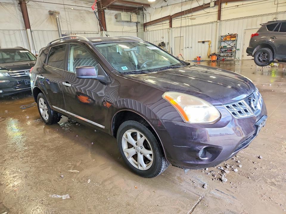 2011 Nissan Rogue VIN JN8AS5MVXBW301218 COPART salvage auction — WATER/FLOOD, IL - SALVAGE CERT-FLOOD, sold $375 on 2026-07-27 (photo 4)