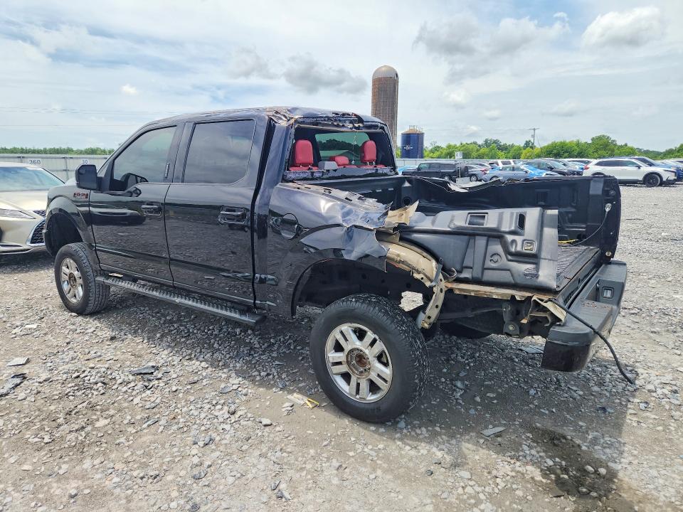 2018 Ford F-150 VIN 1FTEW1E56JFA63701 COPART salvage auction — ROOF, Al - Cert Of Title-Salvage Title, sold $6,500 on 2026-07-09 (photo 2)