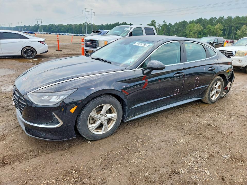 2021 Hyundai Sonata VIN 5NPEG4JA5MH090769 COPART salvage auction — REAR END, La - Cert Of Title-Salvage, sold $3,600 on 2026-07-14 (photo 1)