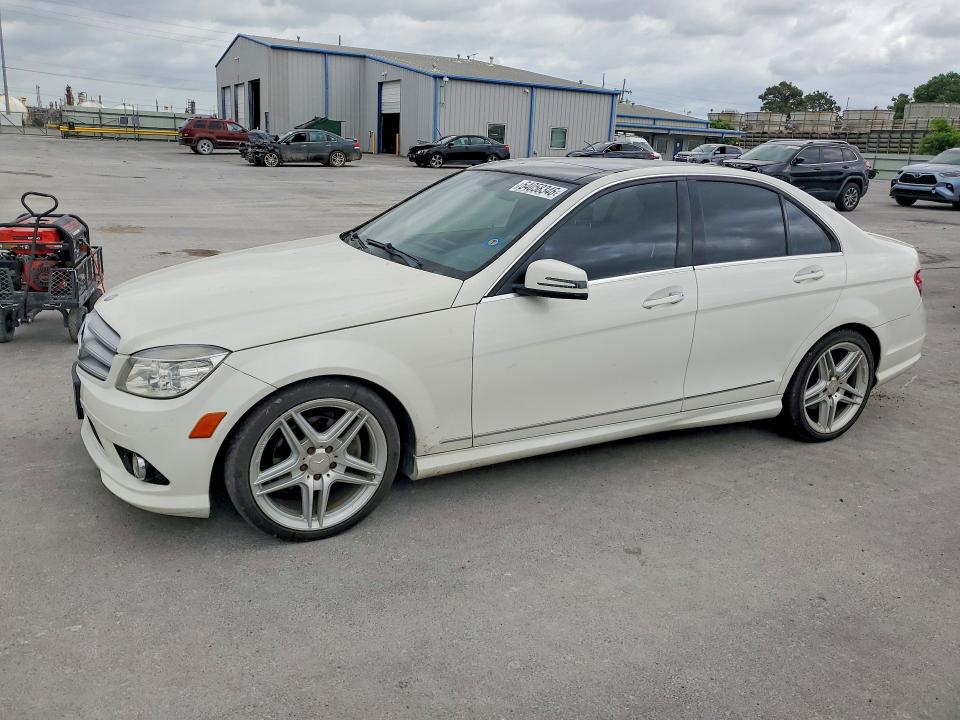 2010 Mercedes-benz C class VIN WDDGF5EB9AR126252 COPART salvage auction — SIDE, OK - CERT OF TITLE-SALVAGE, sold $1,150 on 2026-07-15 (photo 1)