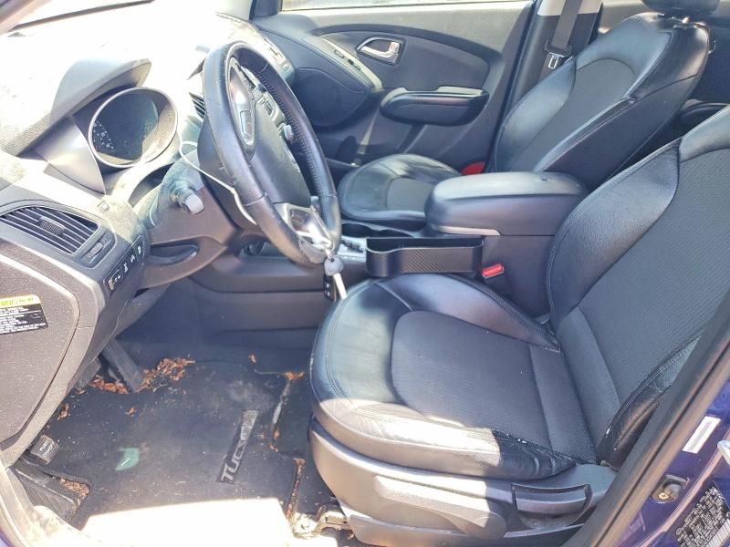 2012 Hyundai VIN KM8JUCAC3CU416913 COPART salvage auction — REAR END, CT - CERTIFICATE OF TITLE, sold $1,300 on 2026-07-24 (photo 7)