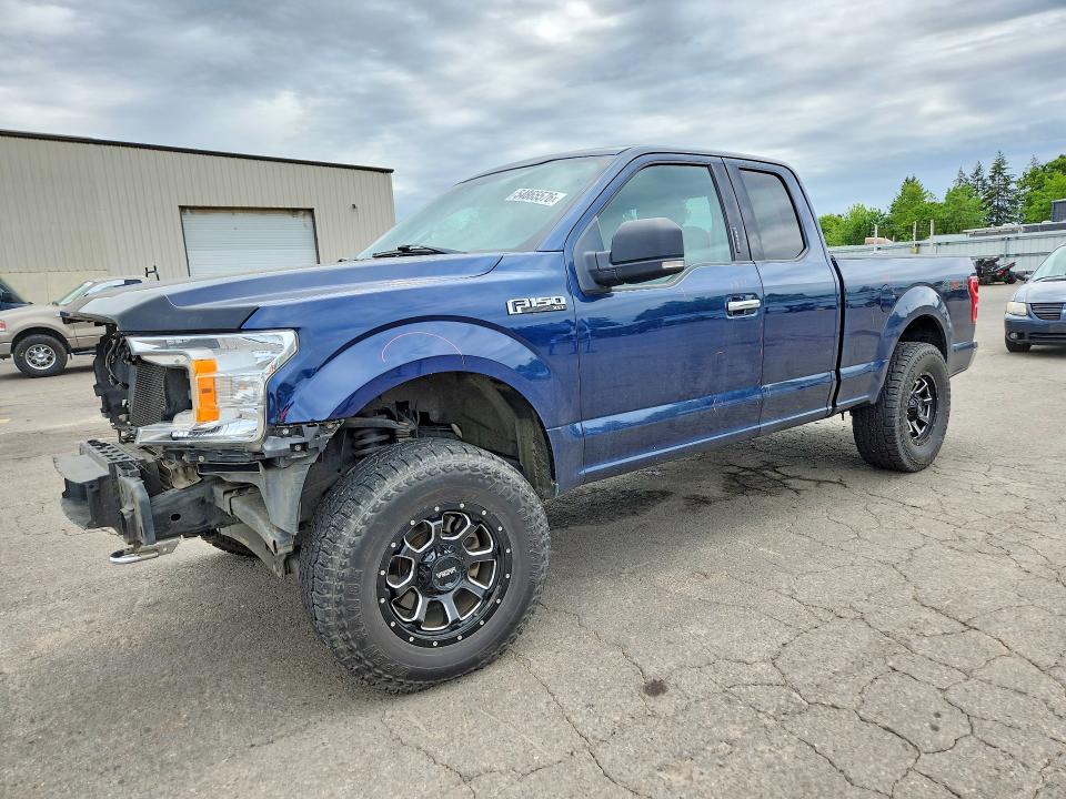 2018 Ford F-150 VIN 1FTEX1EP0JKD58332 COPART salvage auction — FRONT END, Or - Salvage Title Certificate, sold $5,500 on 2026-07-27 (photo 1)