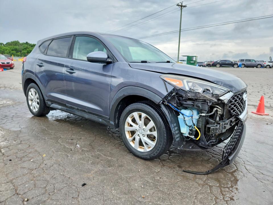 2019 Hyundai Tucson VIN KM8J23A47KU896029 COPART salvage auction — FRONT END, Tn - Salvage Certificate, sold $3,400 on 2026-07-27 (photo 4)