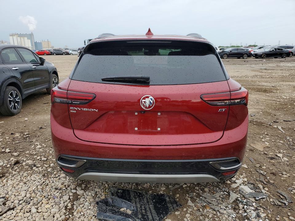 2021 Buick Envision VIN LRBFZPR42MD080171 COPART salvage auction — FRONT END, Il - Salvage Certificate, sold $3,650 on 2026-07-17 (photo 6)