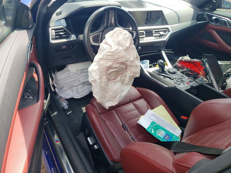 2021 BMW 4er VIN WBA53AP00MCG46037 COPART salvage auction — FRONT END, Ms - Cert Of Title-Salvaged, sold $1,200 on 2026-08-14 (photo 8)