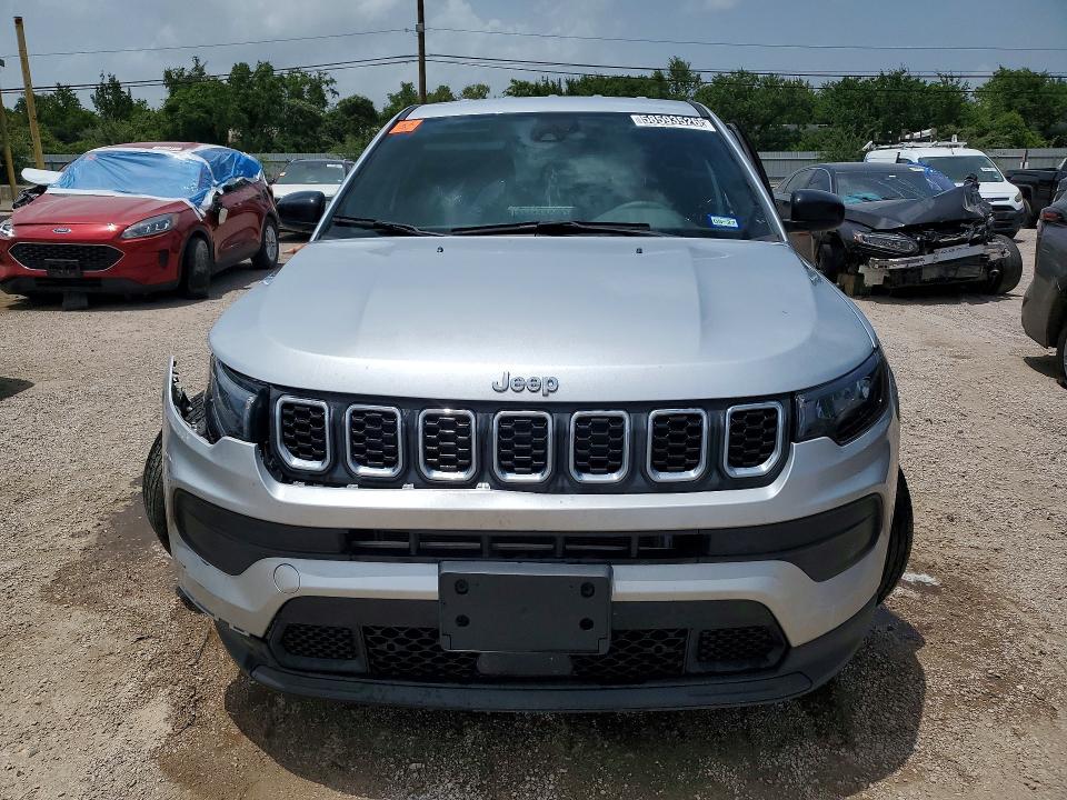 2025 Jeep Compass VIN 3C4NJDAN0ST586208 COPART salvage auction — FRONT END, Tx - Certificate Of Title, sold $8,600 on 2026-07-28 (photo 5)