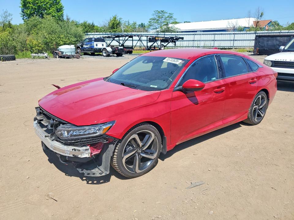 2018 Honda Accord VIN 1HGCV1F38JA182288 COPART salvage auction — FRONT END, Oh - Cert Of Title-Salvage, sold $5,800 on 2026-07-02 (photo 1)