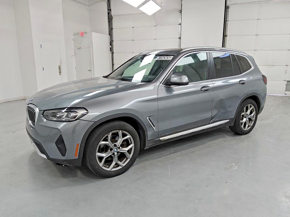 2023 BMW X3 VIN 5UX53DP09P9R38741 COPART salvage auction — REAR END, Fl - Certificate Of Title, sold $25,500 on 2026-07-13 (photo 1)