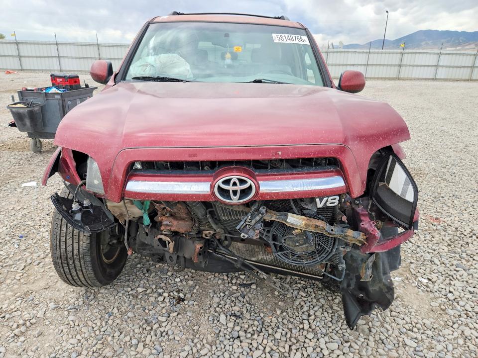 2006 Toyota Sequoia VIN 5TDBT44A76S266423 COPART salvage auction — FRONT END, UT - SALVAGE CERTIFICATE, sold $875 on 2026-07-17 (photo 5)