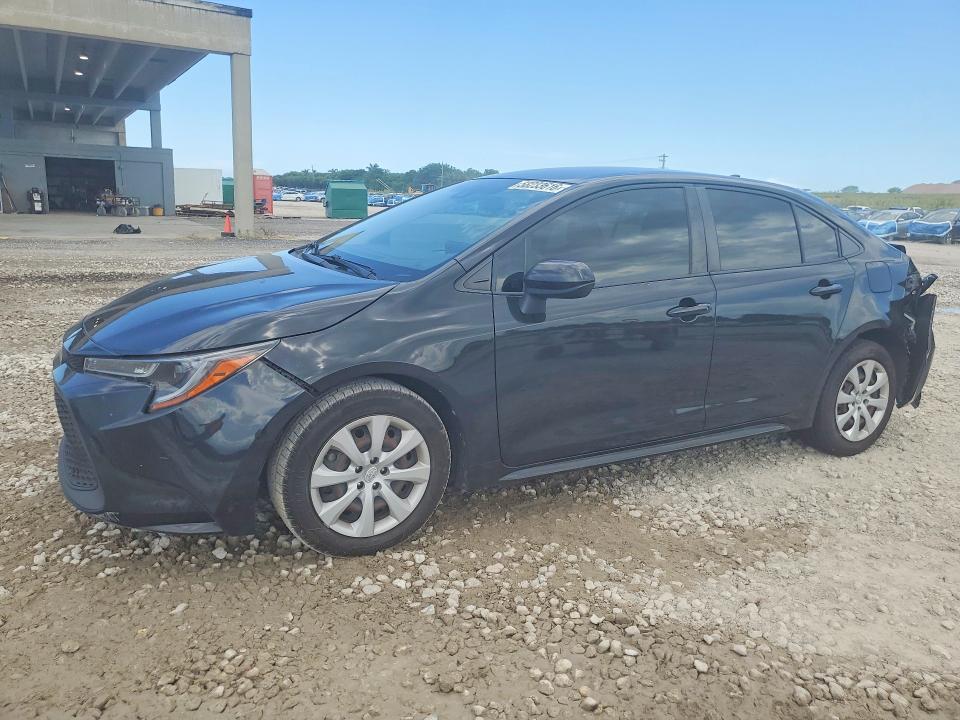 2022 Toyota VIN JTDEPMAEXNJ228396 COPART salvage auction — REAR END, FL - CERTIFICATE OF DESTRUCTION, sold $3,550 on 2026-07-02 (photo 1)