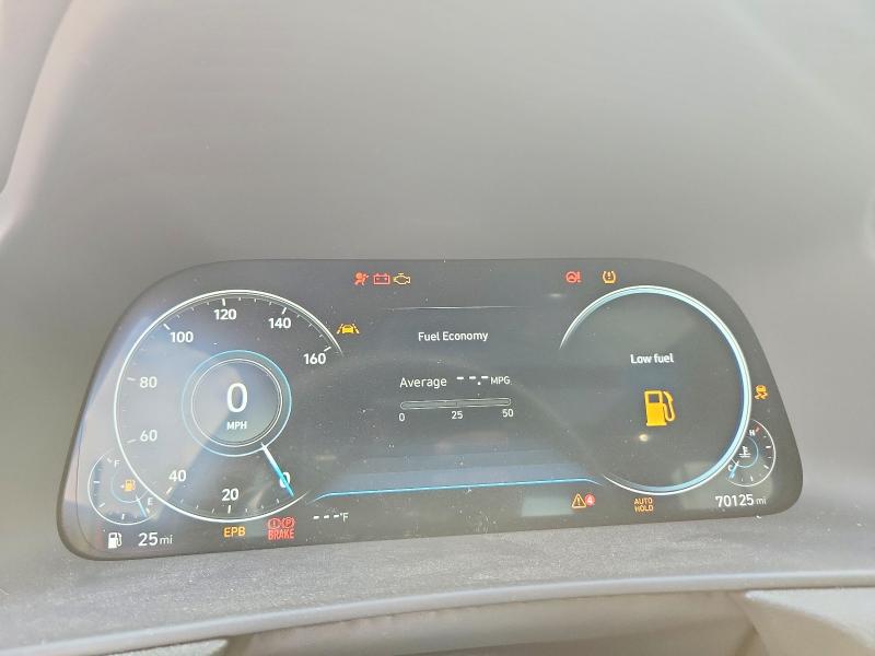 2021 Hyundai Sonata VIN 5NPEJ4J27MH133065 COPART salvage auction — FRONT END, Ga - Cert Of Title-Salvage, sold $3,200 on 2026-07-10 (photo 9)