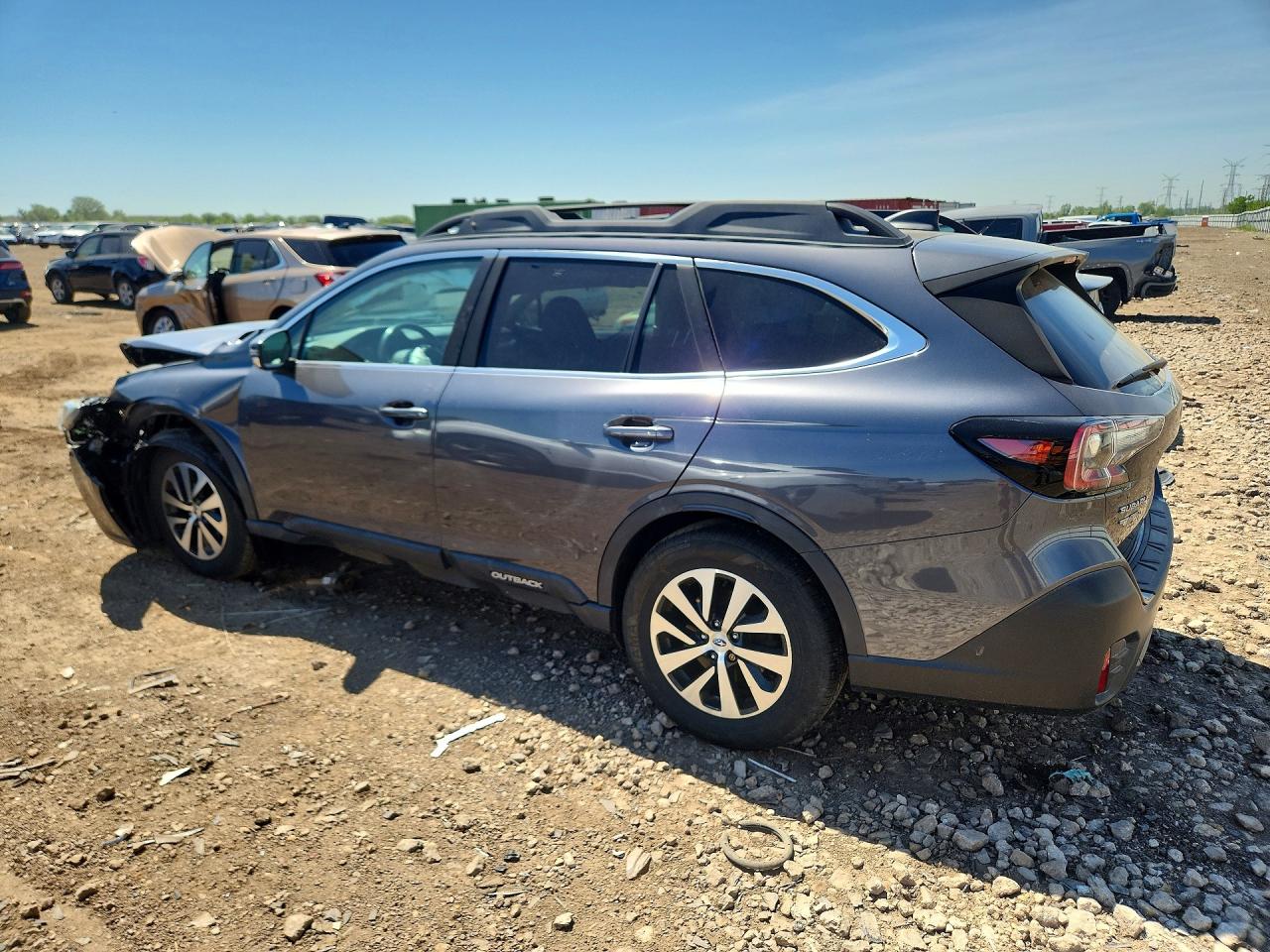 2021 Subaru Outback VIN 4S4BTAFC0M3229527 COPART salvage auction — Front End, IL - SALVAGE CERTIFICATE, sold $3,150 on 2026-07-02 (photo 2)