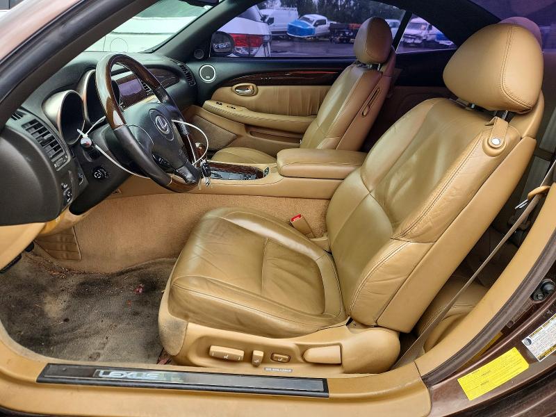 2006 Lexus Sc VIN JTHFN48YX69002354 COPART salvage auction — REAR END, OR - SALVAGE TITLE CERTIFICATE, sold $800 on 2026-07-29 (photo 7)