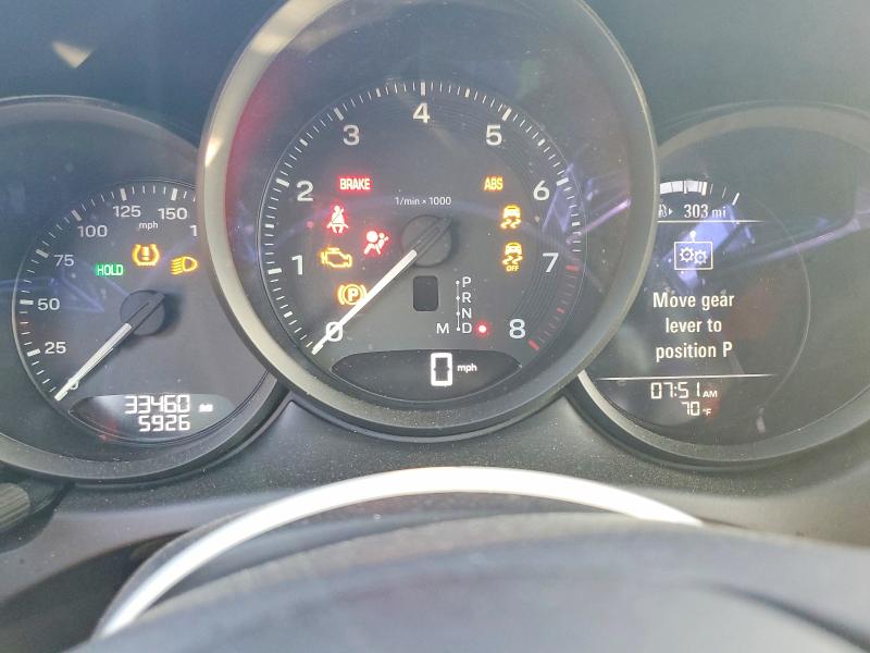 2022 Porsche Macan VIN WP1AA2A56NLB07114 COPART salvage auction — FRONT END, Nj - Cert Of Title-Salvage, sold $2,500 on 2026-07-22 (photo 9)