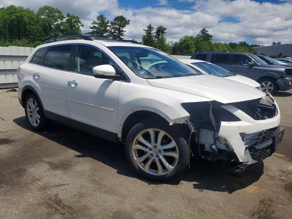 2012 Mazda Cx-9 VIN JM3TB3DV2C0366309 COPART salvage auction — FRONT END, Wv - Salvage Certificate, sold $450 on 2026-07-16 (photo 4)