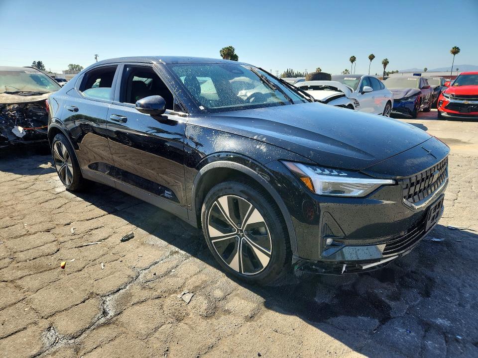 2023 Polestar 2 VIN YSMEG3KA3PL160072 COPART salvage auction — SIDE, Ca - Salvage Certificate, sold $300 on 2026-07-06 (photo 4)