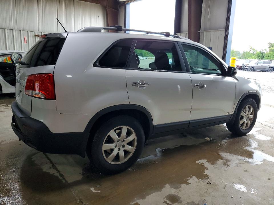 2012 Kia VIN 5XYKTCA63CG256930 COPART salvage auction — REAR END, Pa - Certificate Of Salvage, sold $425 on 2026-07-15 (photo 3)