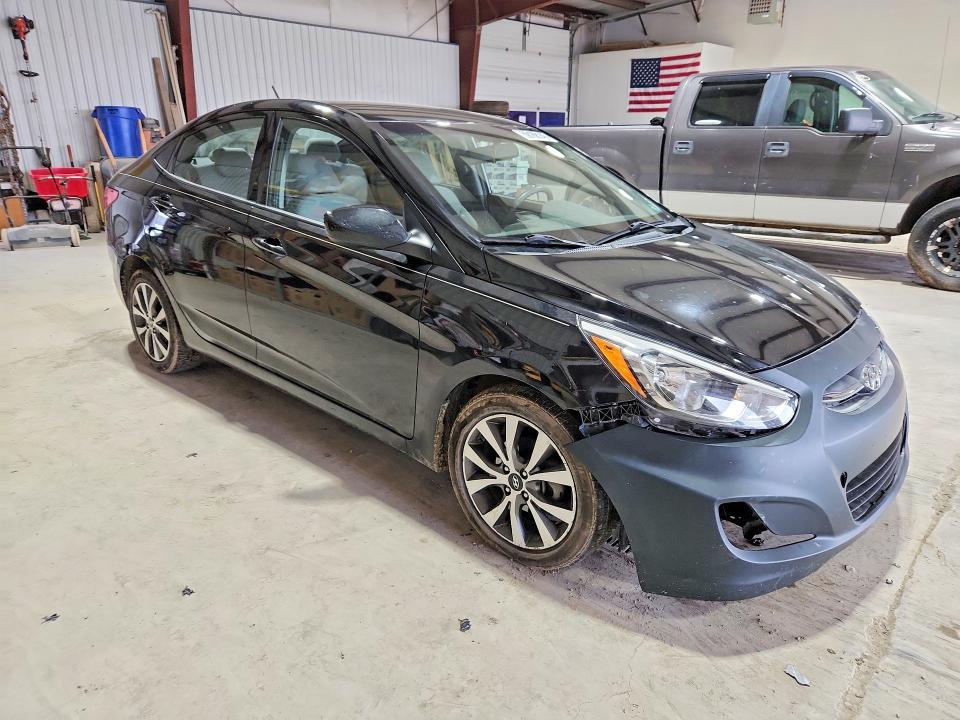 2017 Hyundai Accent VIN KMHCT4AE1HU333586 COPART salvage auction — FRONT END, Pa - Certificate Of Salvage, sold $500 on 2026-07-24 (photo 4)