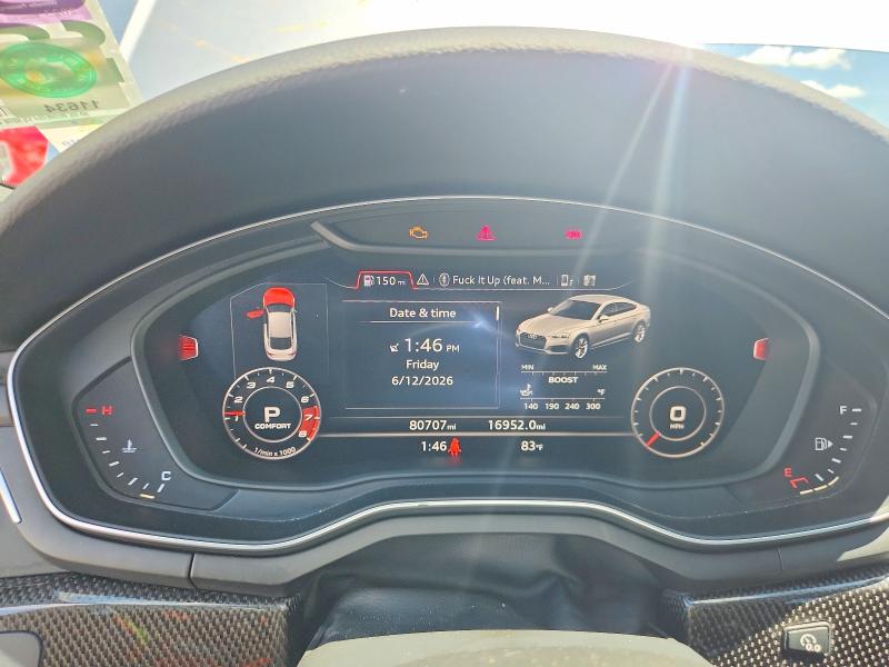 2018 Audi VIN WAUB4CF55JA012347 COPART salvage auction — MINOR DENT/SCRATCHES, Il - Certificate Of Title (P), sold $13,200 on 2026-07-28 (photo 9)