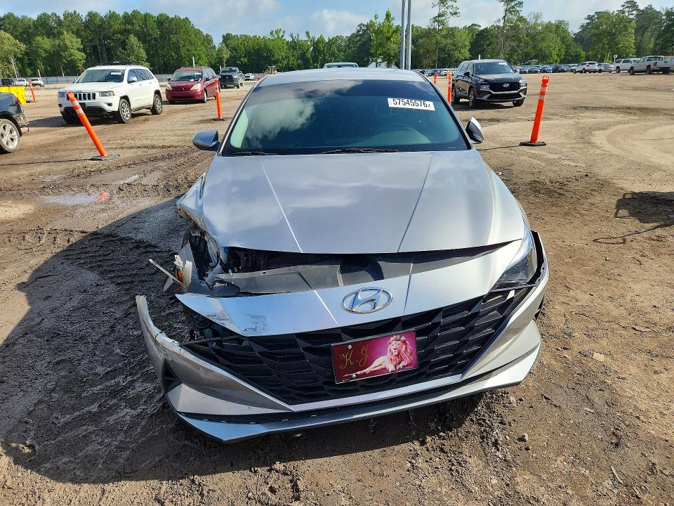 2021 Hyundai Elantra VIN 5NPLL4AG1MH048493 COPART salvage auction — FRONT END, Ms - Cert Of Title-Salvaged, sold $500 on 2026-07-24 (photo 5)