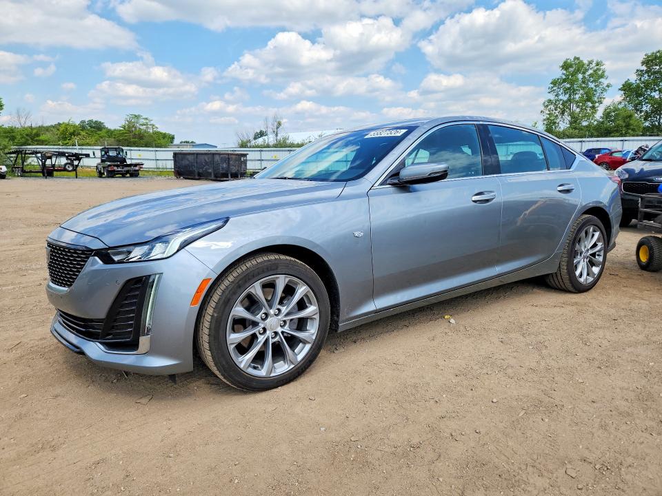 2024 Cadillac Ct5 VIN 1G6DT5RK2R0101468 COPART salvage auction — HAIL, Oh - Cert Of Title-Salvage, sold $15,300 on 2026-07-02 (photo 1)