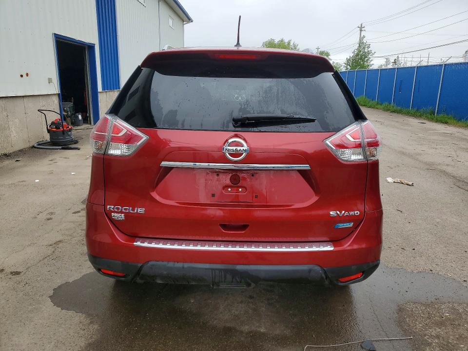 2015 Nissan Rogue VIN 5N1AT2MV4FC889580 COPART salvage auction — MINOR DENT/SCRATCHES, Nb - Clean Title, sold $625 on 2026-07-03 (photo 6)