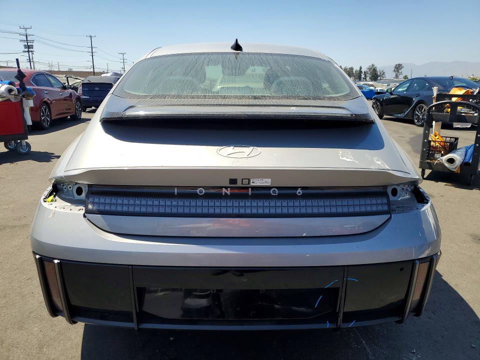 2025 Hyundai Ioniq 6 VIN KMHM34AA9SA087980 COPART salvage auction — SIDE, CA - SALVAGE CERTIFICATE, sold $9,000 on 2026-07-22 (photo 6)