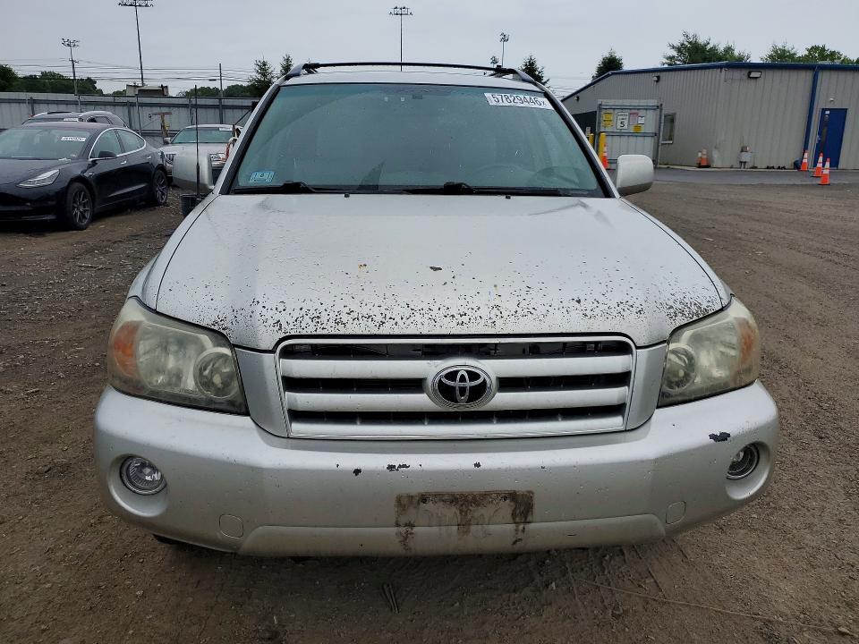 2005 Toyota Highlander VIN JTEEP21A250089271 COPART salvage auction — FRONT END, MD - CERTIFICATE OF TITLE, sold $975 on 2026-07-20 (photo 5)