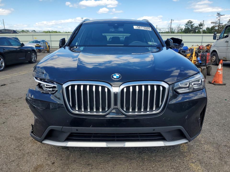 2022 BMW X3 VIN 5UX53DP05N9N03535 COPART salvage auction — FRONT END, PA - CERTIFICATE OF SALVAGE, sold $350 on 2026-07-31 (photo 5)
