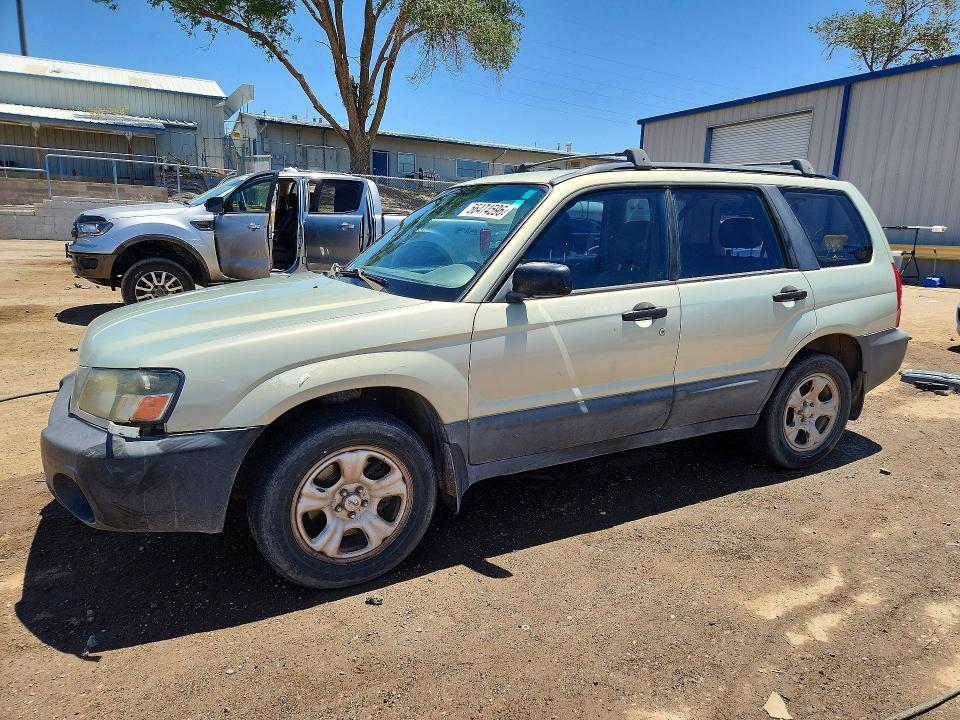 2005 Subaru Forester VIN JF1SG63655H742805 COPART salvage auction — FRONT END, Nm - Cert Of Title-Salvage, sold $325 on 2026-07-13 (photo 1)