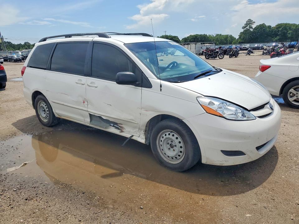 2006 Toyota Sienna VIN 5TDZA23C96S435398 COPART salvage auction — SIDE, FL - CERT OF TITLE SLVG REBUILDABLE, sold $875 on 2026-07-09 (photo 4)