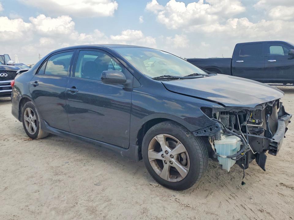 2012 Toyota Corolla VIN 5YFBU4EE3CP065220 COPART salvage auction — FRONT END, Tx - Salvage Vehicle Title, sold $2,600 on 2026-07-07 (photo 4)